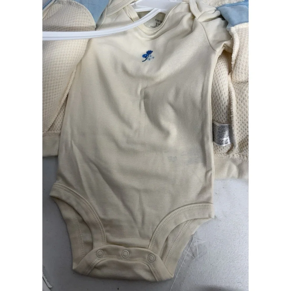 Carters Baby Girl 12 Months Pants Bodysuit Jacket 3 PC Set Cute Outfit